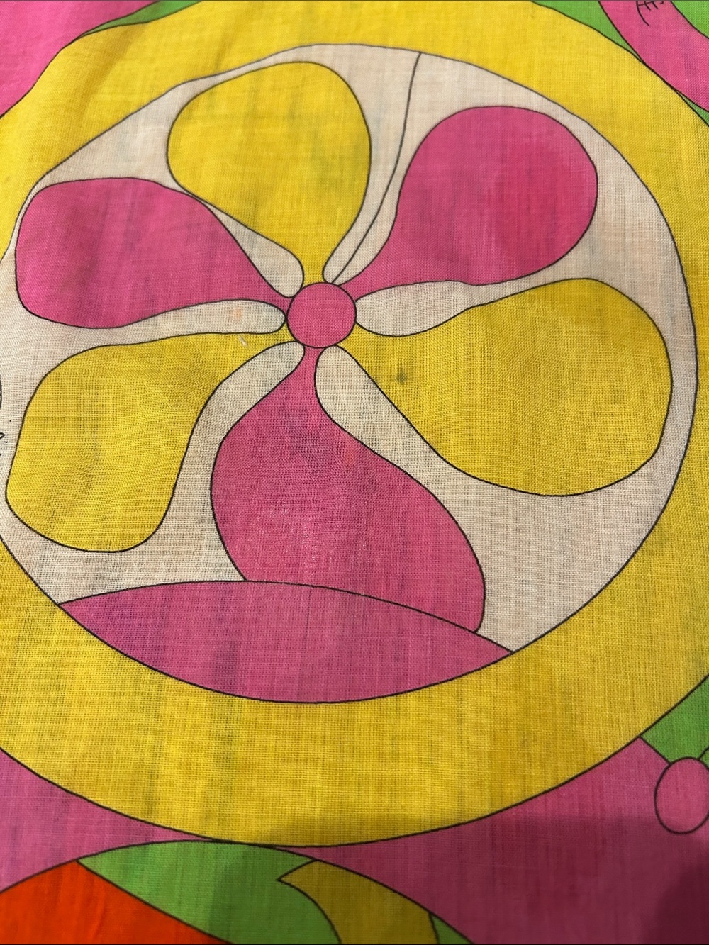 Emilio Pucci Colorful Cotton Scarf 22”x 22” - Picture 2 of 5